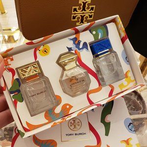 NEW TORY BURCH DELUXE MINI COFFRET SET, 3-PIECE 7ml each
